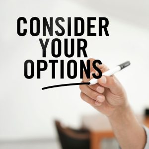 consider your options slogan