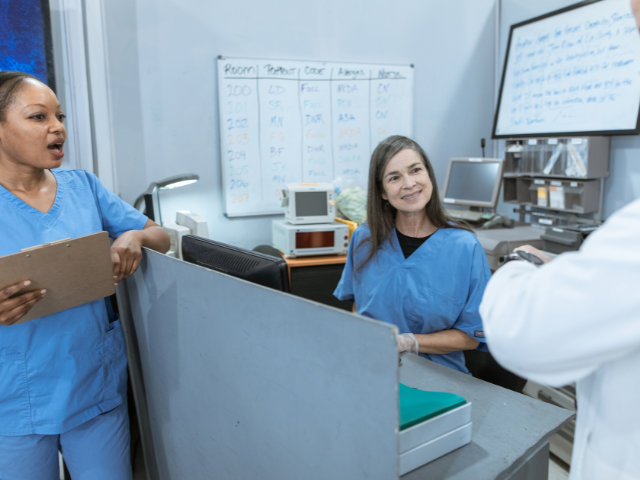 Travel nurse during a strike